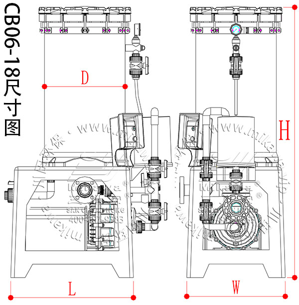 欧陆CB06-18过滤机尺寸图