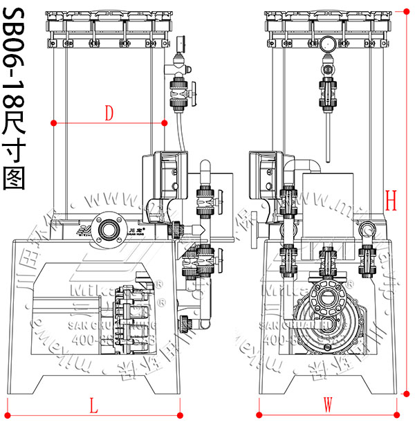 欧陆sb06-18过滤机尺寸图