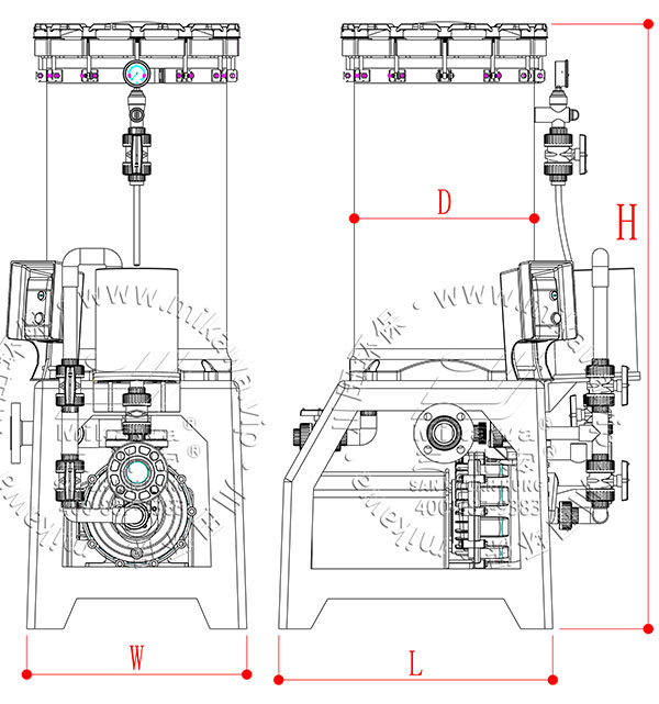 欧陆CB2024过滤机尺寸图