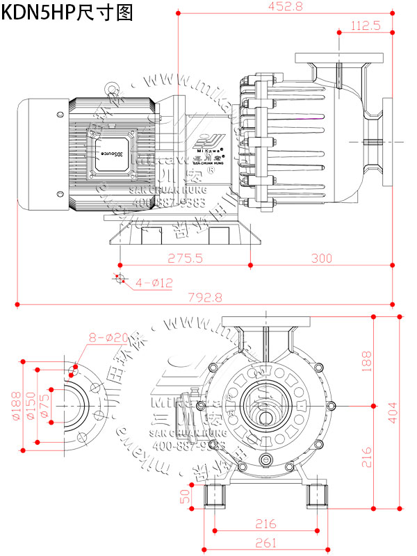 欧陆KDN5HP尺寸图移动